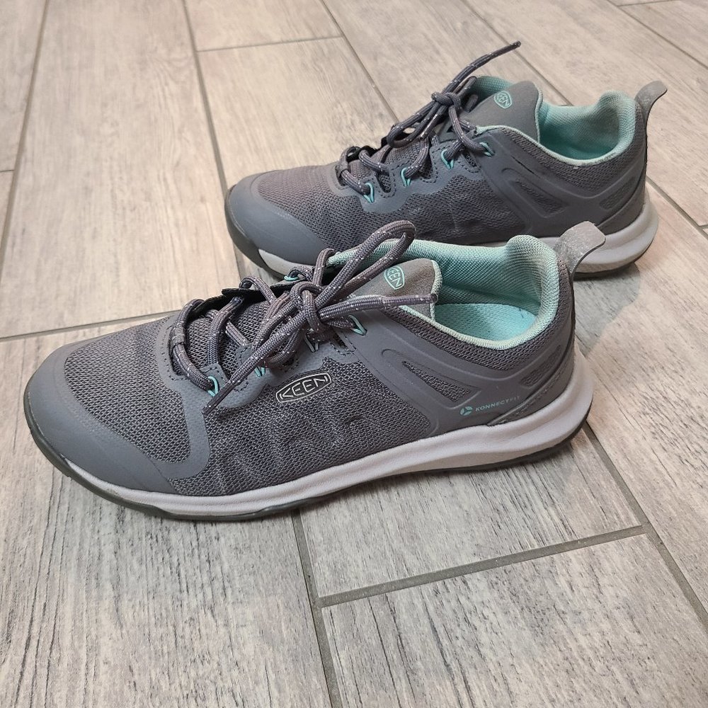 KEEN Konnectfit women's sneakers grey and blue size 7
